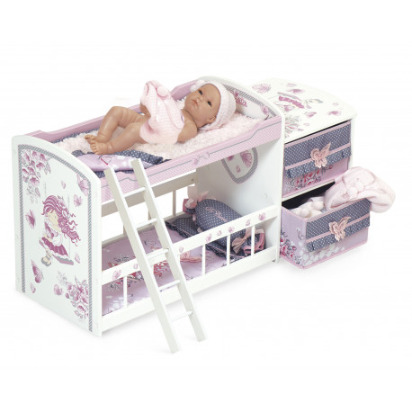 Cuna Cambiador de Madera