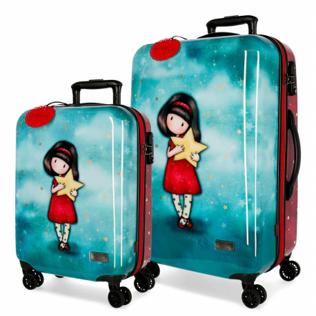 SET 2/TROLLEY ABS 55-67CM.4R. GORJUSS MY STAR