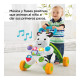 Cebra parlanchina primeros pasos, andador correpasillos bebé Fisher Price