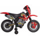 FEBER 6V Motorbike Cross, 400F, 6 V, Color Negro, Gris, Rojo, Amarillo (Famosa