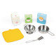 Cocinita de madera: Happy Day ¡Con luz y sonido y 7 accesorios para jugar!