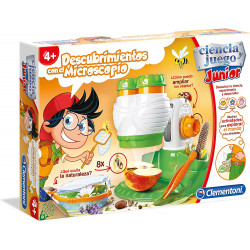 Ciencia y Juego Ciencia Junior, descubrimientos con el microscopio
