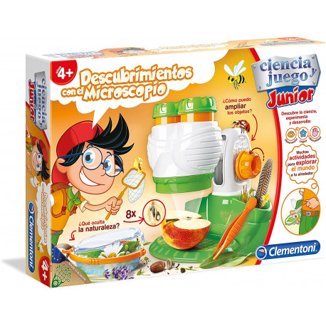 Ciencia y Juego Ciencia Junior, descubrimientos con el microscopio