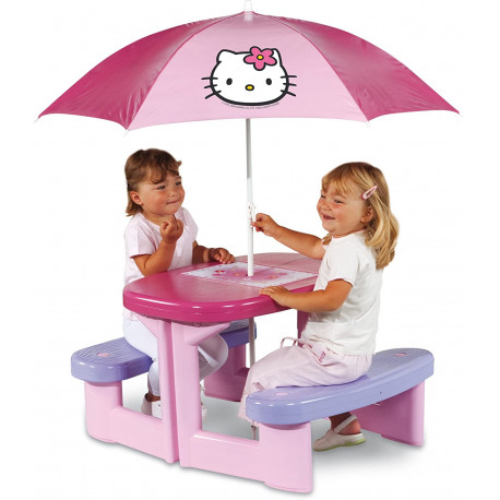 Mesa de jardín Pic-Nic Hello Kitty Smoby