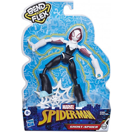 Spiderman- Bend and Flex Figura Ghost Spider 15 cm