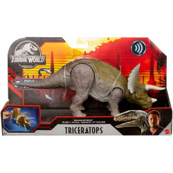 Jurassic World Dinosonidos Control Total Dinosaurio Triceratops