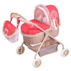MI PRIMER COCHE DE MUÑECA MARTINA CORAL 86033