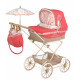 COCHE REBORN PLEGABLE C/ SOMBRILLA CORAL SURTIDOS 82033
