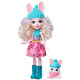 Enchantimals- Vamos de Chalet de esquí Pack con muñeca y Accesorios