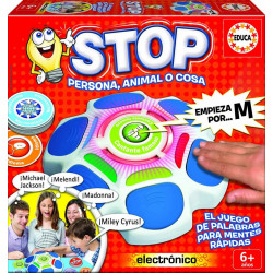 Educa Borrás Stop. Persona, Animal o Cosa, Juego de Mesa