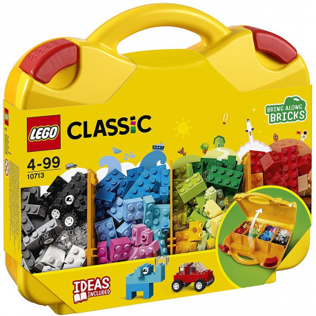 LEGO 10713 Classic Maletín Creativo, Divertidos ladrillos de colores vivos, Juego de construcción para niños
