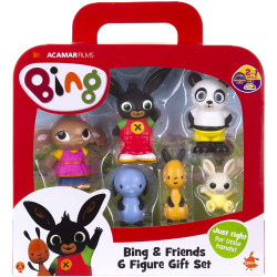 Juego de 6 figuras de Bing and Friends