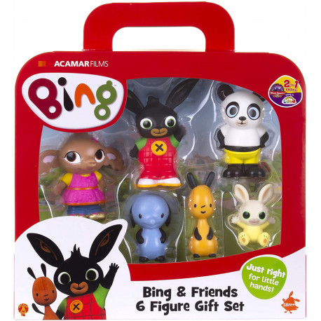 Juego de 6 figuras de Bing and Friends