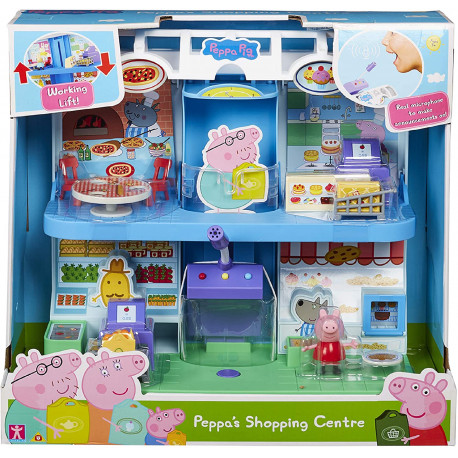 Peppa Pig - Playset Centro Comercial con figura