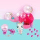 Bubiloons - Mini animalitos Coleccionables Que Hacen Pompas, Cápsula Caramelo con Bolitas de Colores