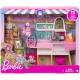 Barbie Tienda de mascotas Muñeca con establecimiento de animales y accesorios para mascotas