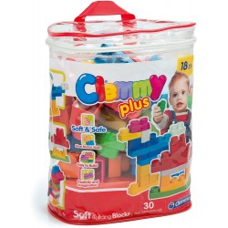 Clementoni - Clemmy Plus Bolsa con 30 Bloques