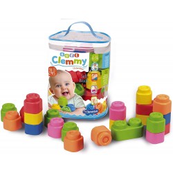 Clementoni-Soft Clemmy Bolsa de 24 Bloques