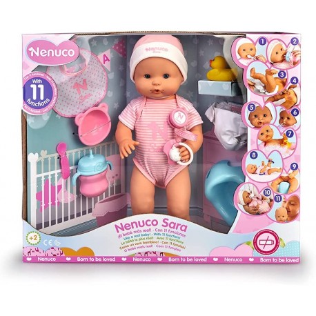 Nenuco - Sara, muñeca 11 funciones interactivas