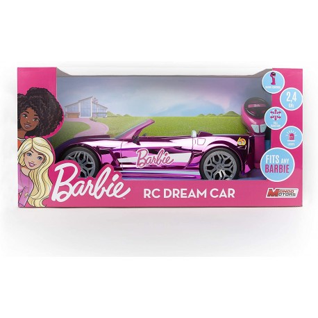 BARBBIE Dream Car vehículo teledirigido, Color Rosa