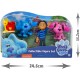Set de cuatro figuras de los protagonistas de Blues Clues