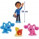 Set de cuatro figuras de los protagonistas de Blues Clues