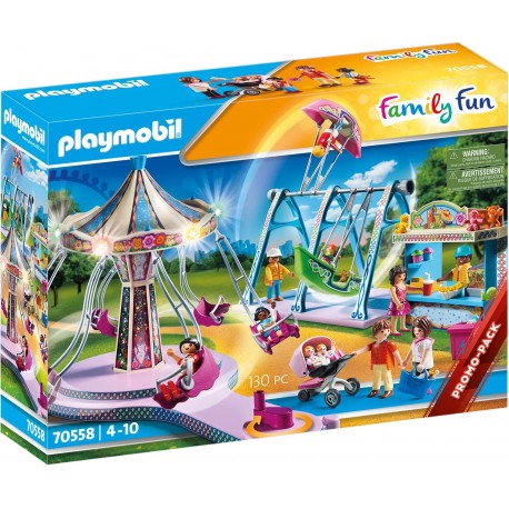 Playmobil - Family Fun: Gran Parque de Atracciones Conjunto de Figuritas