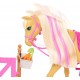 Barbie con caballo y poni Muñeca rubia con animales de juguete y accesorios de establo y para peinar al caballo