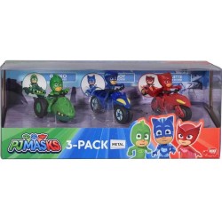 PJ Mask 3 Motos de Juguete con Personaje
