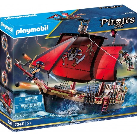 Playmobil - Pirates Playset Barco Pirata Calavera