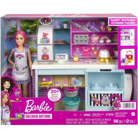Barbie Juego Pastelería con Muñeca
