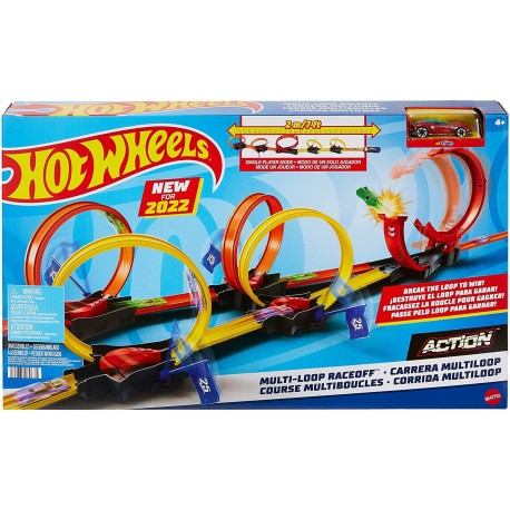 Pista Hot Wheels Carrera Multi Loopings.