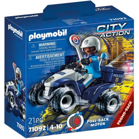 PLAYMOBIL City Action  Policía - Speed Quad