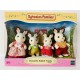 Sylvanian Families - Chocolate Rabbit Family -