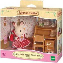 Sylvanian Families - Set de escritorio Freya Conejo Chocolate