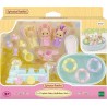 Sylvanian Families - La hora del baño de los trillizos - Casa de Muñecas