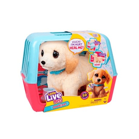 Peluche Interactivo Cooper Little Live Pets Ouchies – Recupera la Patita